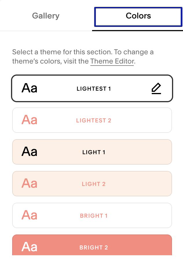 Adjust the design to your brand identity